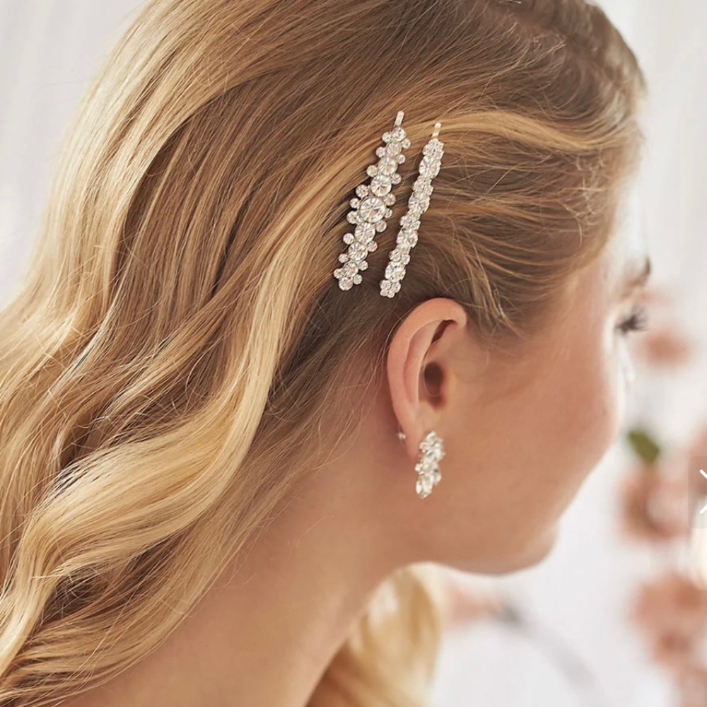 🐳BRAND NEW IN PACKAGE 2 decorative Bobby Pins🐳